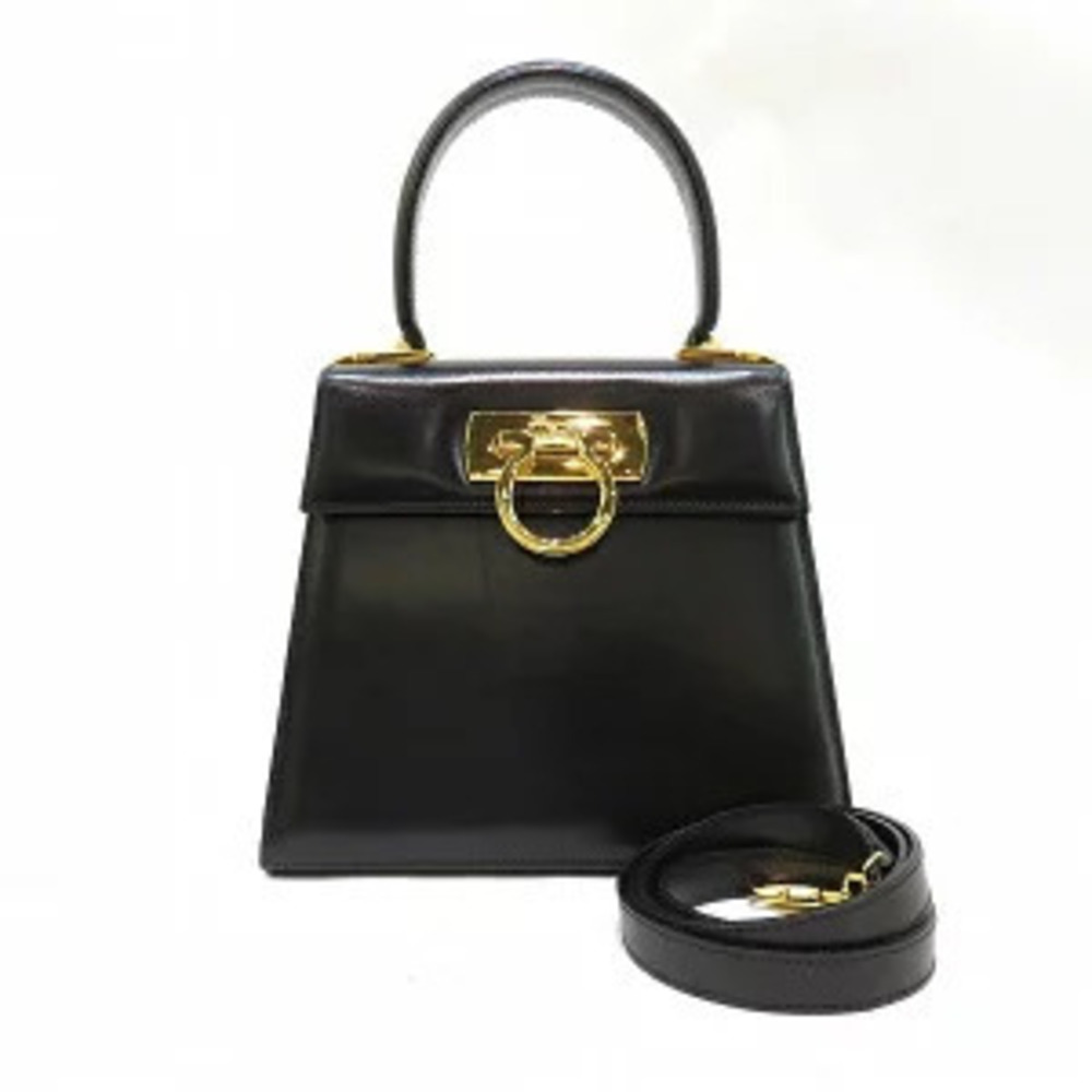 Salvatore Ferragamo Gancini Bag Handbag Shoulder